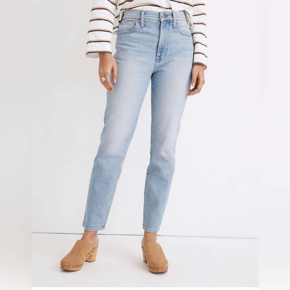 Madewell Perfect Vintage straight-leg jeans in Fiore wash
